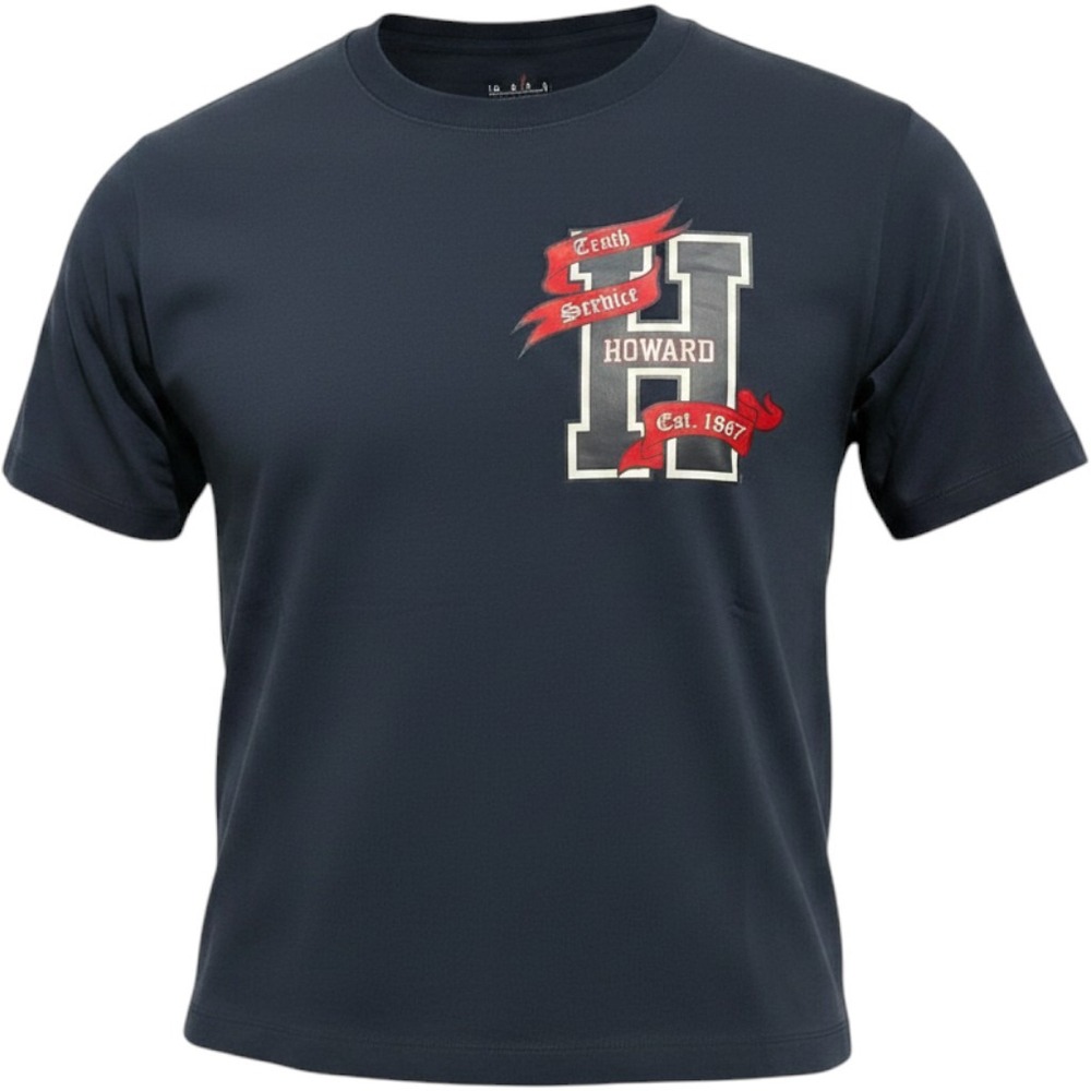 Nike Women's Air Jordan x Howard University T-Shirt Athletic GYM Workout, Blue